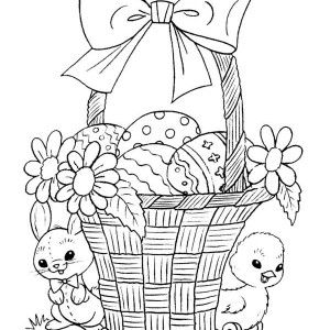 Easter Basket Coloring Pages - Part 6